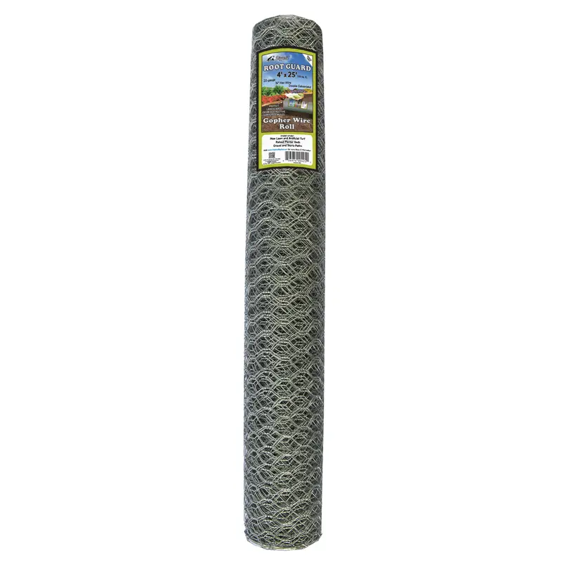 Digger's Root Guard 4 in. H X 25 in. D Silver Coated Wire Gopher Wire Roll - Open Box