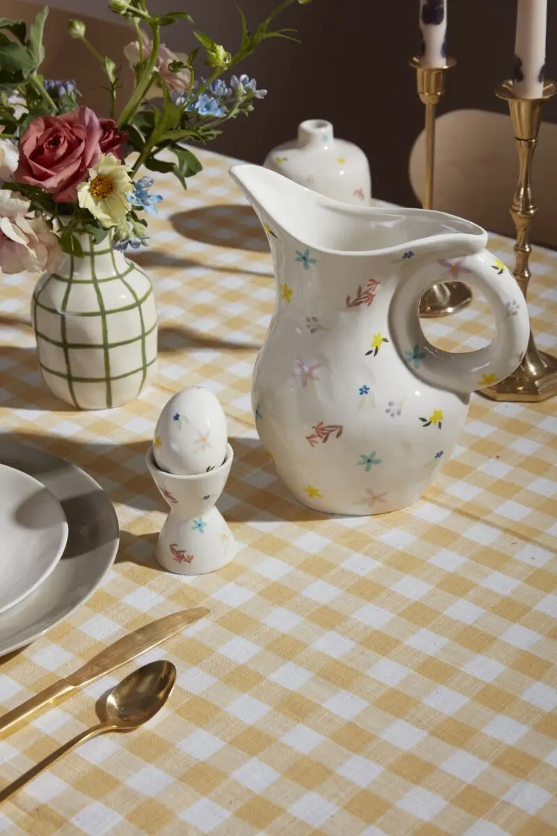 Ditsy Floral Pitcher 7.5"x 4"x 9.5" By Accent Decor