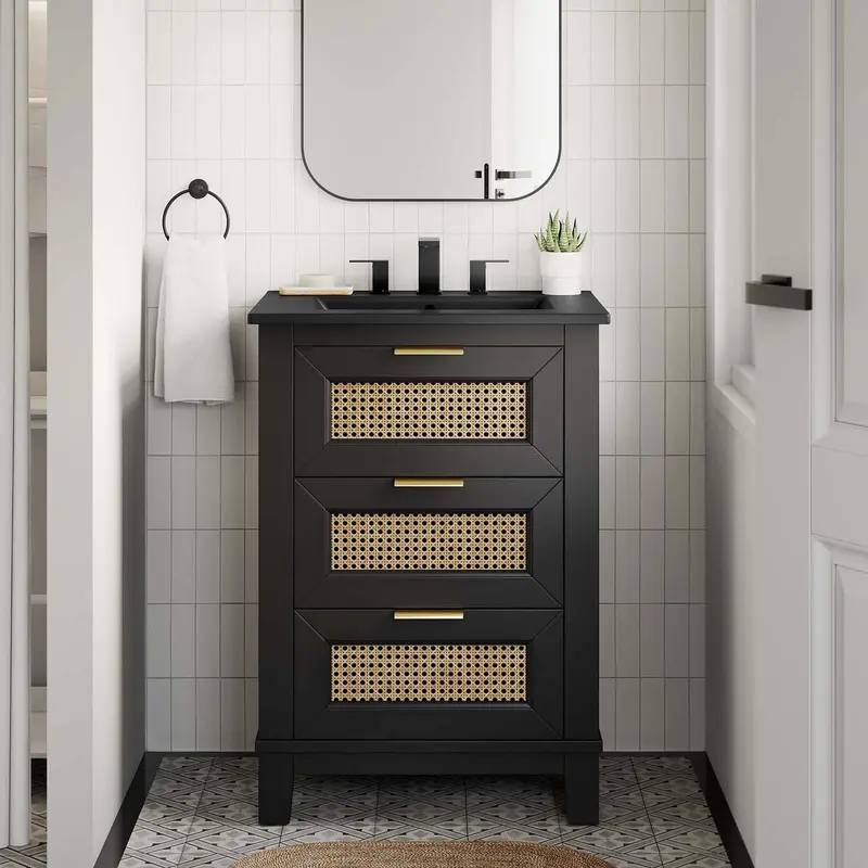 Dixie 24” Solid Wood Bathroom Vanity Cabinet By Modway - EEI-6724