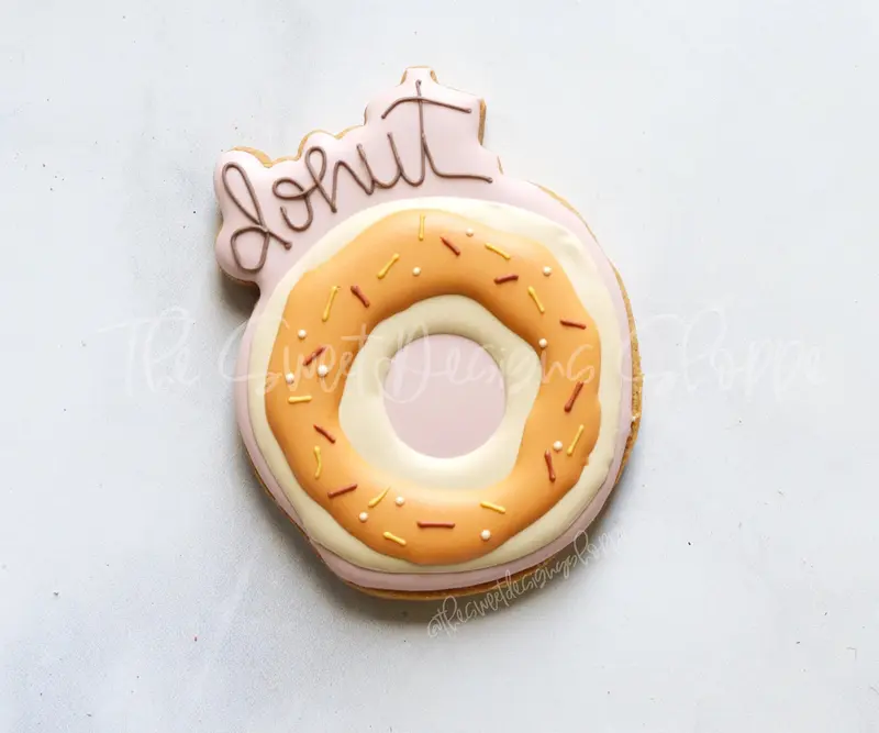 Donut Cookie Sticker - Cookie Cutter
