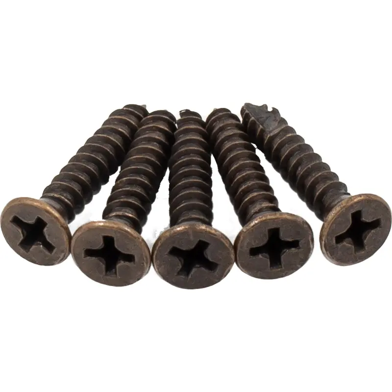 Door Hinge Screws, #9 x 1", 800-Pack, Antique Brass by Stone Harbor Hardware