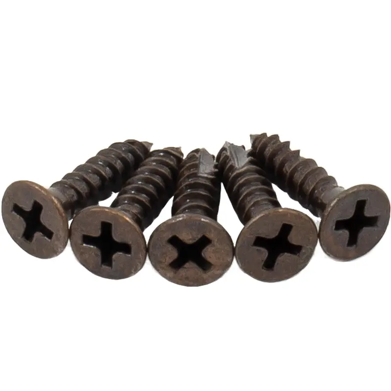 Door Hinge Screws, #9 x 3/4", 600-Pack, Antique Brass by Stone Harbor Hardware