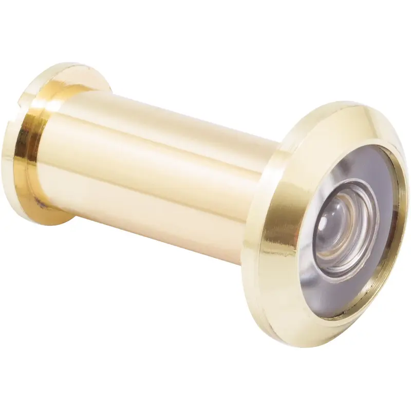 Door Viewer, 180 Degrees, 1/2" Bore Hole, Adjusts from 1-3/8" to 2-1/8", Polished Brass by Stone Harbor Hardware