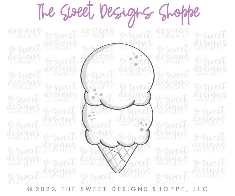 Double Waffle Cone - Cookie Cutter