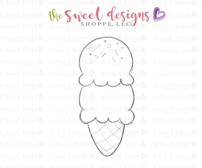 Double Waffle Ice Cream v2- Cookie Cutter