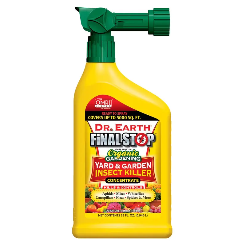 Dr. Earth Final Stop Yard & Garden Organic Insect Killer Liquid Concentrate 32 oz - Deal of The Week