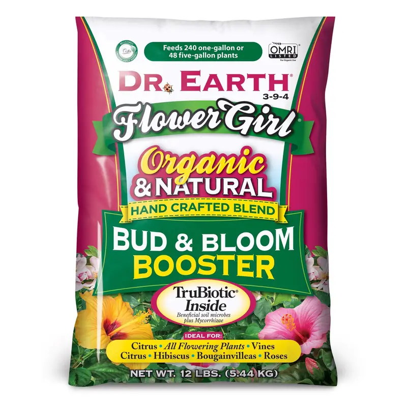 Dr. Earth Flower Girl Organic Granules Hibiscus, Citrus Plant Food 12 lb - Deal of The Week