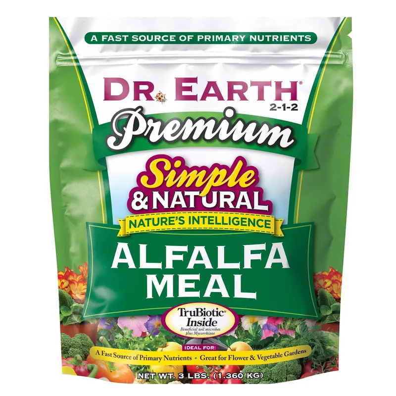 Dr. Earth Pure & Natural Organic Granules Roses Alfalfa Meal Plant Food 3 lb - Deal of The Week
