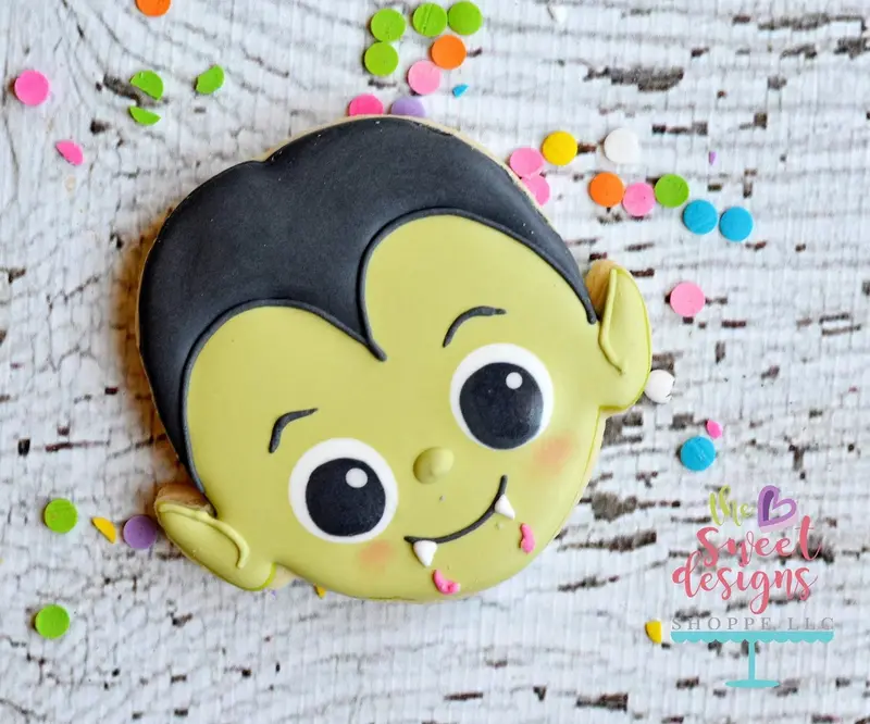 Dracula Face V2 - Cookie Cutter