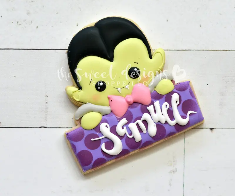 Dracula Plaque - Cookie Cutter