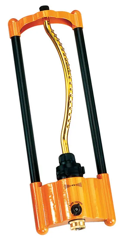 Dramm ColorStorm Metal Non-Tipping Base Oscillating Sprinkler 3036 sq ft 1 pk - Open Box