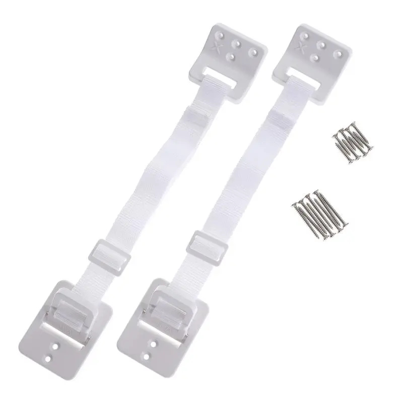 Dreambaby White Plastic Furniture Anchors 2 pk - Open Box