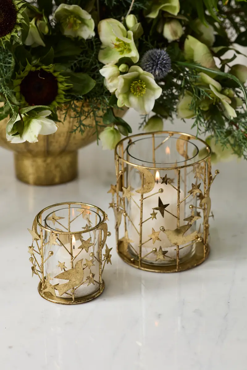 Dreamscape Votive Set of 4 By Accent Decor