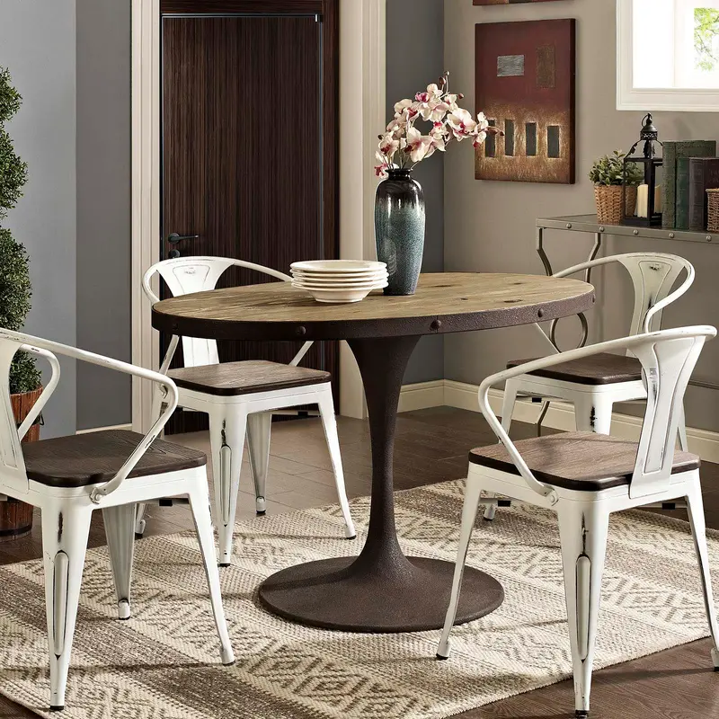 Drive 47" Oval Wood Top Dining Table By Modway - EEI-2009