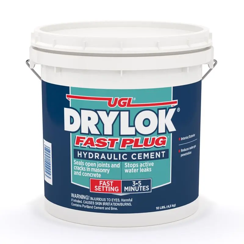 Drylok Fast Plug Hydraulic & Anchoring Cement 10 lb Gray - Deal of The Week