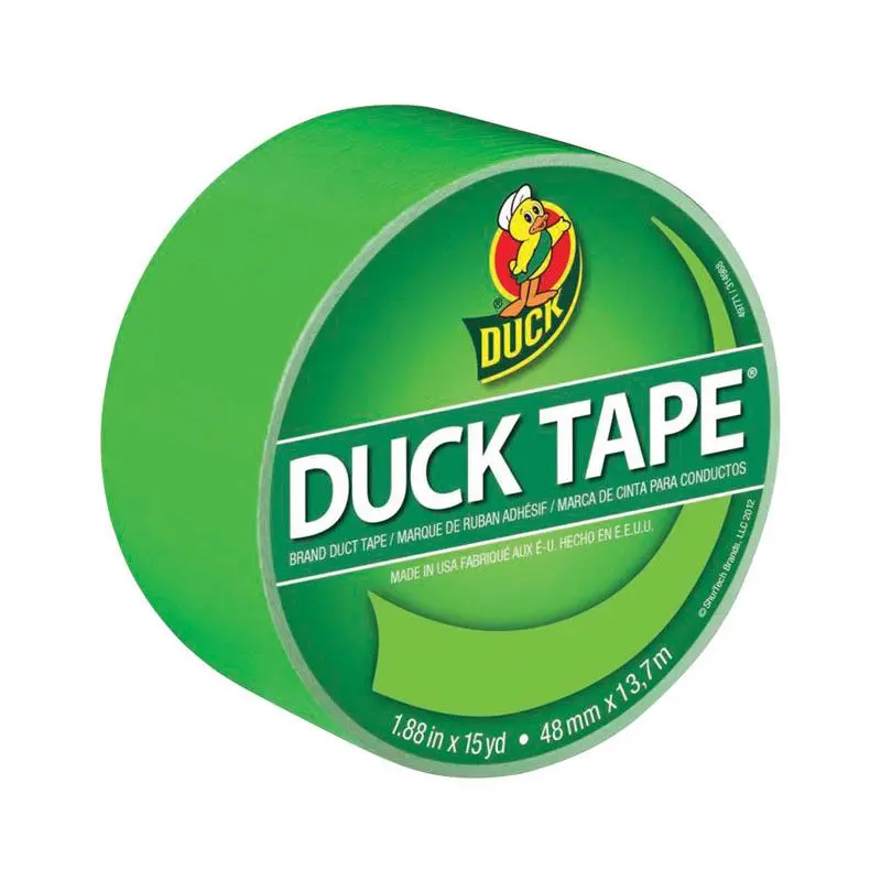 Duck 1.88 in. W X 15 yd L Neon Green Solid Duct Tape - Deal of The Week