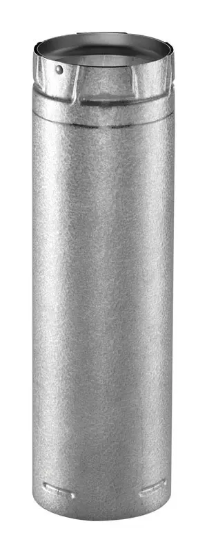 DuraVent PelletVent 3 in. Dia. x 12 in. L Stainless Steel Double Wall Stove Pipe (Pack of 2) - Open Box