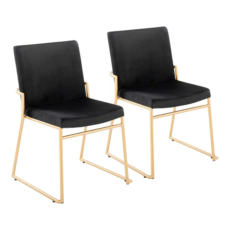 Dutchess Dining Chair - Set of 2 By LumiSource - DC-DUTCHESS AUVBK2