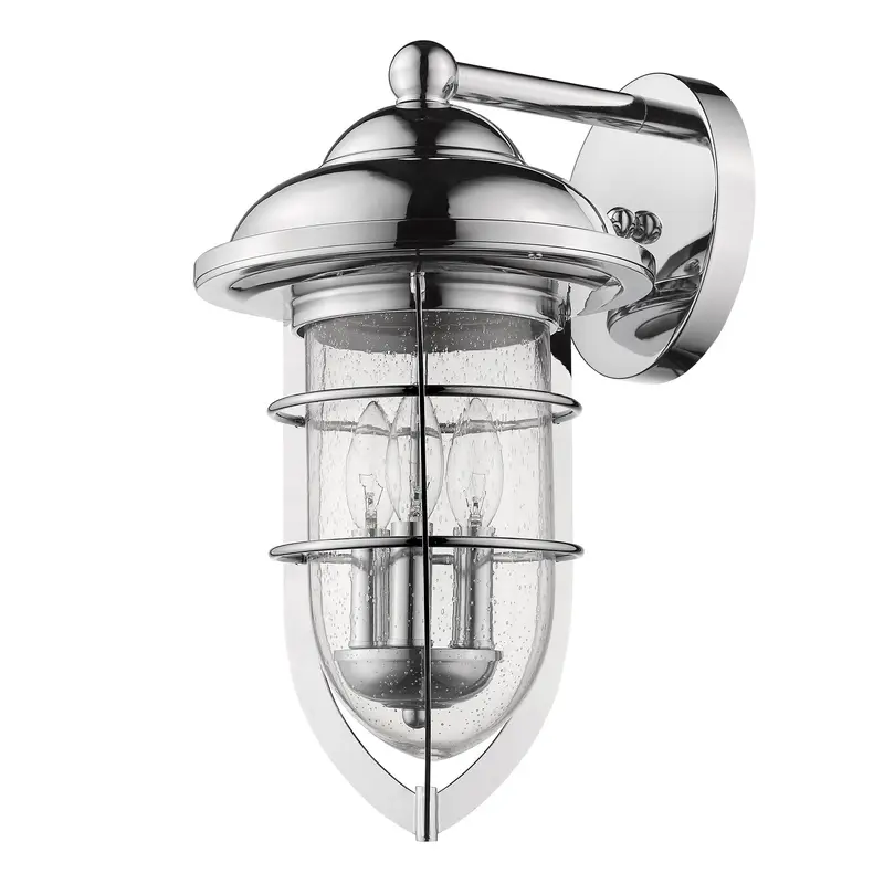 Dylan 3-Light Chrome Wall Light By Homeroots