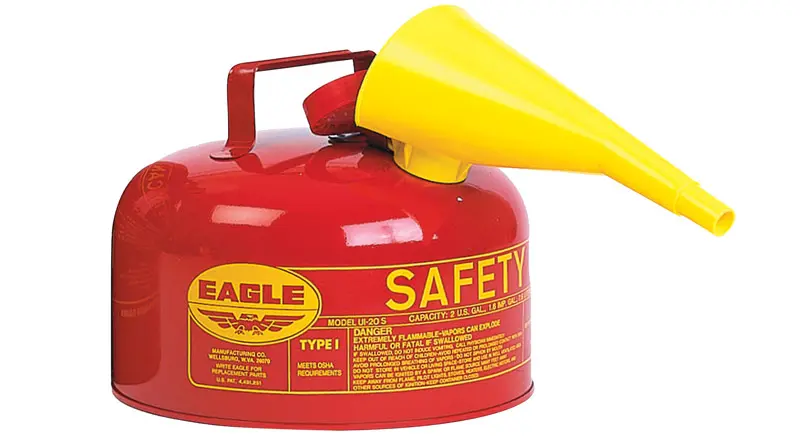 Eagle Steel Safety Gas Can 2 gal - Deal of The Week