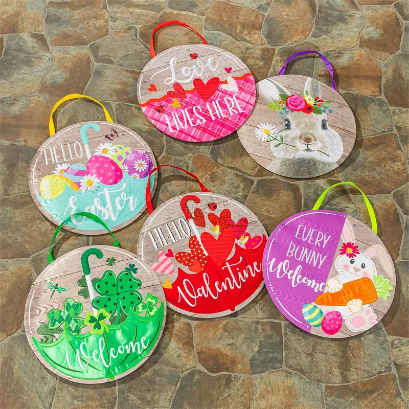 Early Spring Holiday Moire Door Décor Program