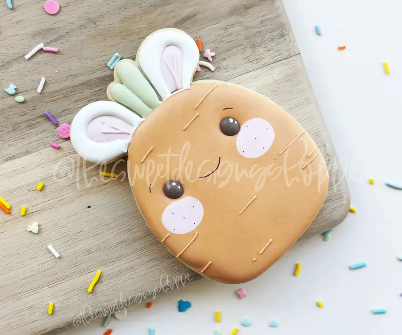 Easter Carrot Plush - Cookie Cutter