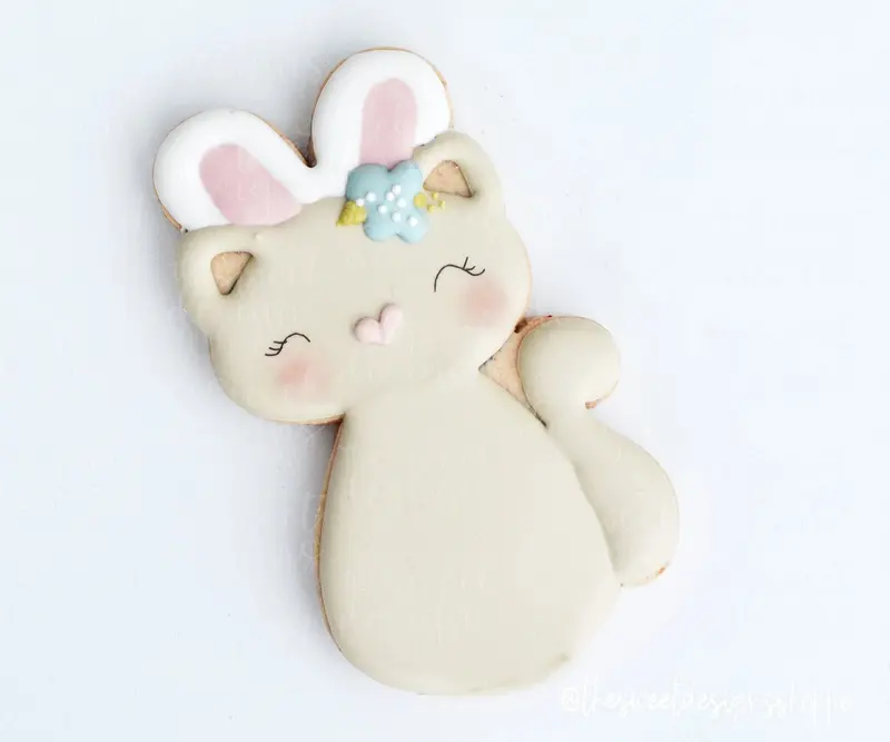 Easter Cat - Cookie Cutter