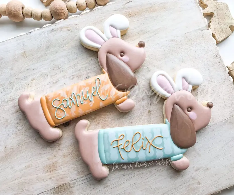 Easter Dachshund Dog - Cookie Cutter