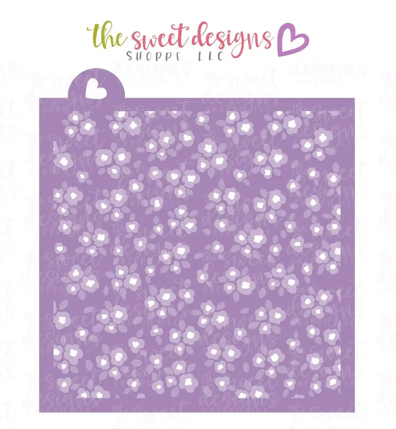 Easter Flowery Pattern (Set of 2) - Stencils