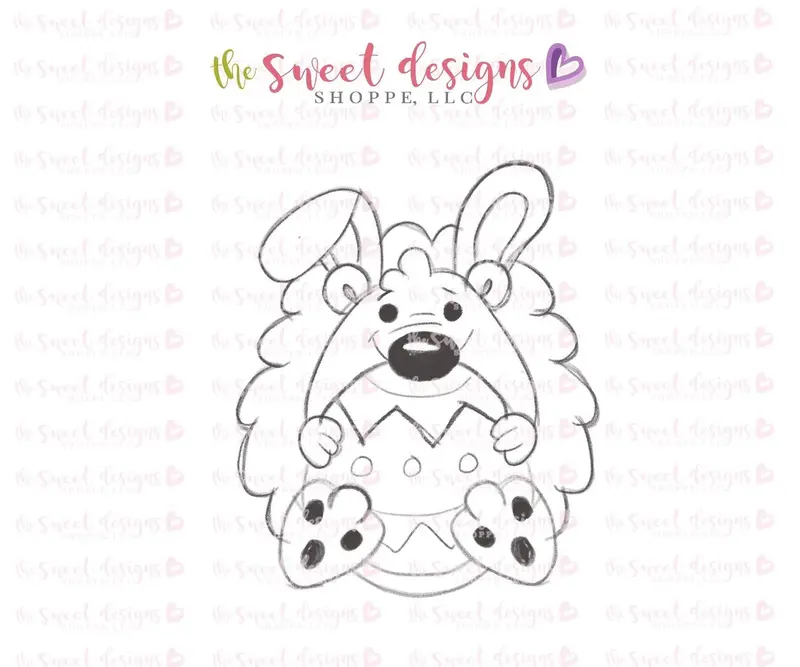 Easter Hedgehog - Cookie Cutter