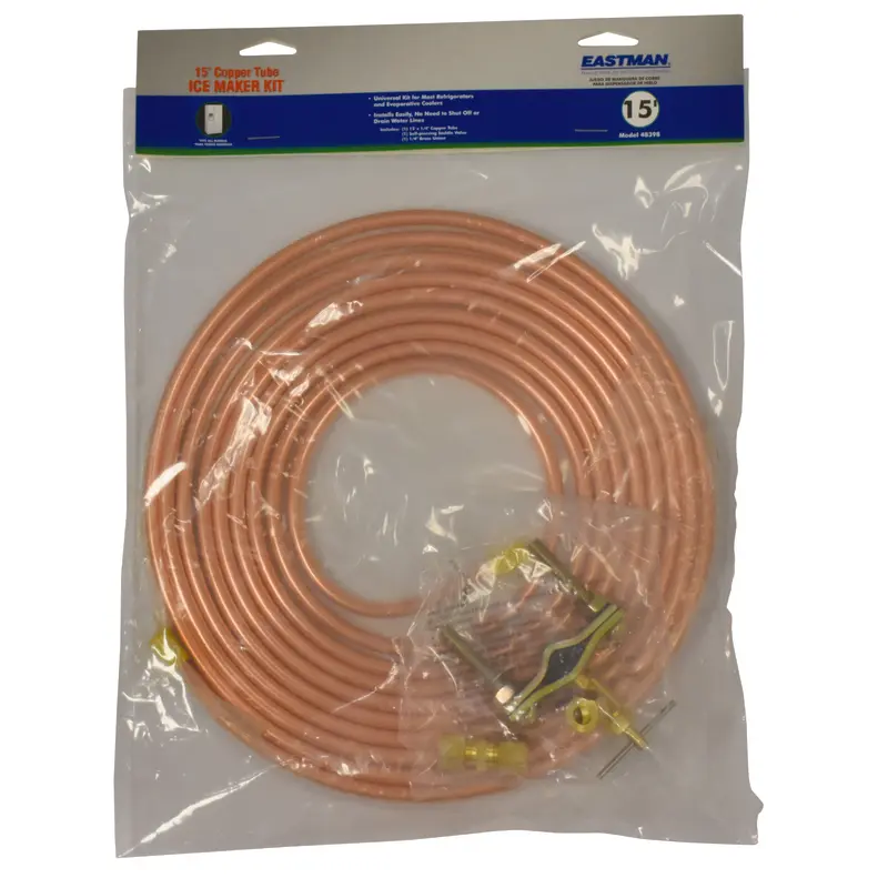 Eastman 1/4 in. Compression X 1/4 in. D Compression 15 ft. Copper Installation Kit - Deal of The Week