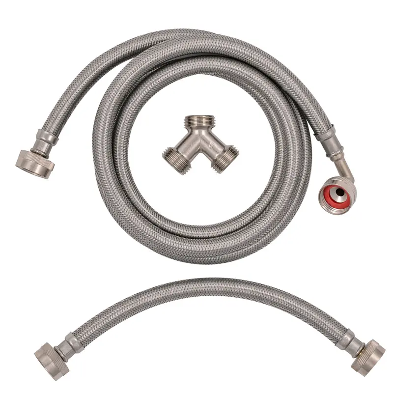 Eastman 3/4 in. FHT X 3/4 in. D FHT 6 ft. Stainless Steel Installation Kit - Open Box