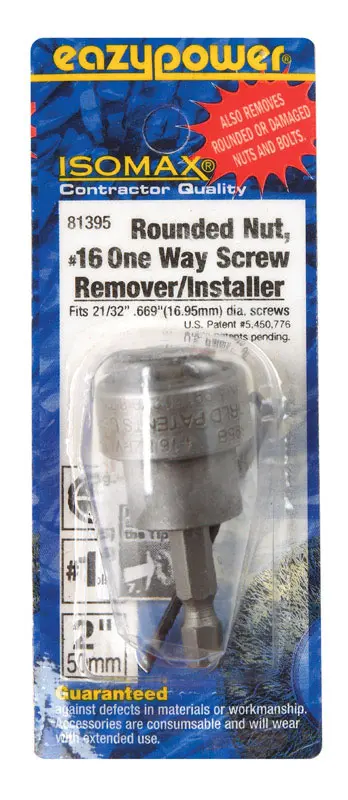Eazypower Isomax Chrome Vanadium Steel Tamperproof Replacement Bit 3 in. 1 pc - Deal of The Week
