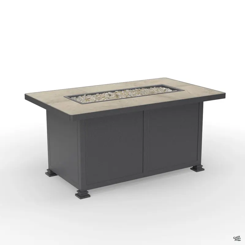 Elba Rectangular Fire Table