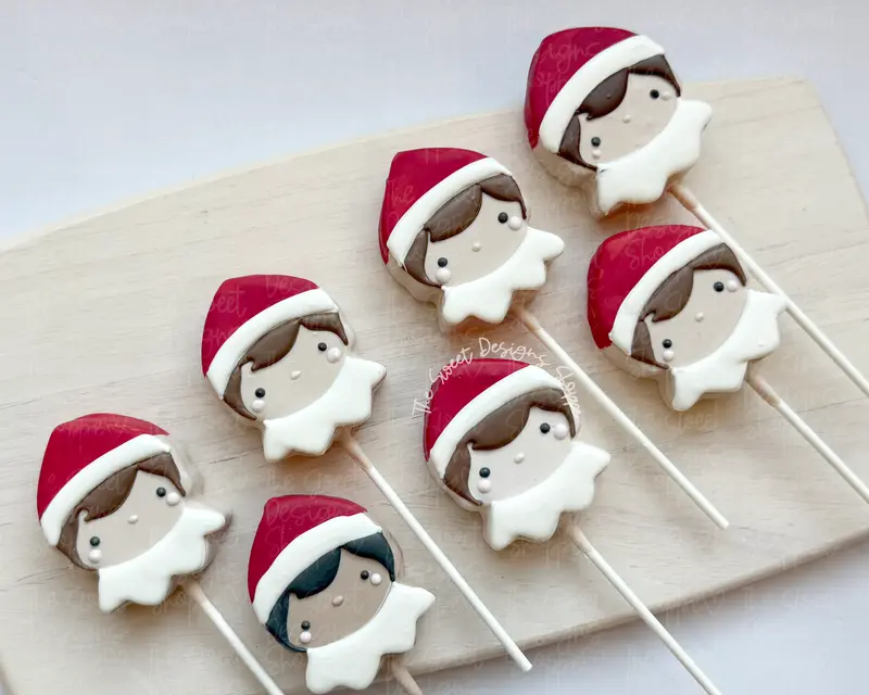 Elf Face Plaque - Cake Pop Maker Set ( Cutter & Pusher)