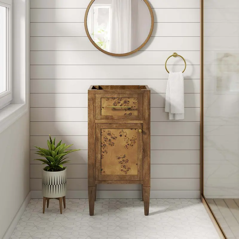 Elysian 18" Wood Bathroom Vanity Cabinet (Sink Basin Not Included) By Modway - EEI-6136