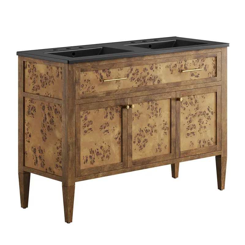Elysian 48" Wood Double Sink Bathroom Vanity By Modway - EEI-6457
