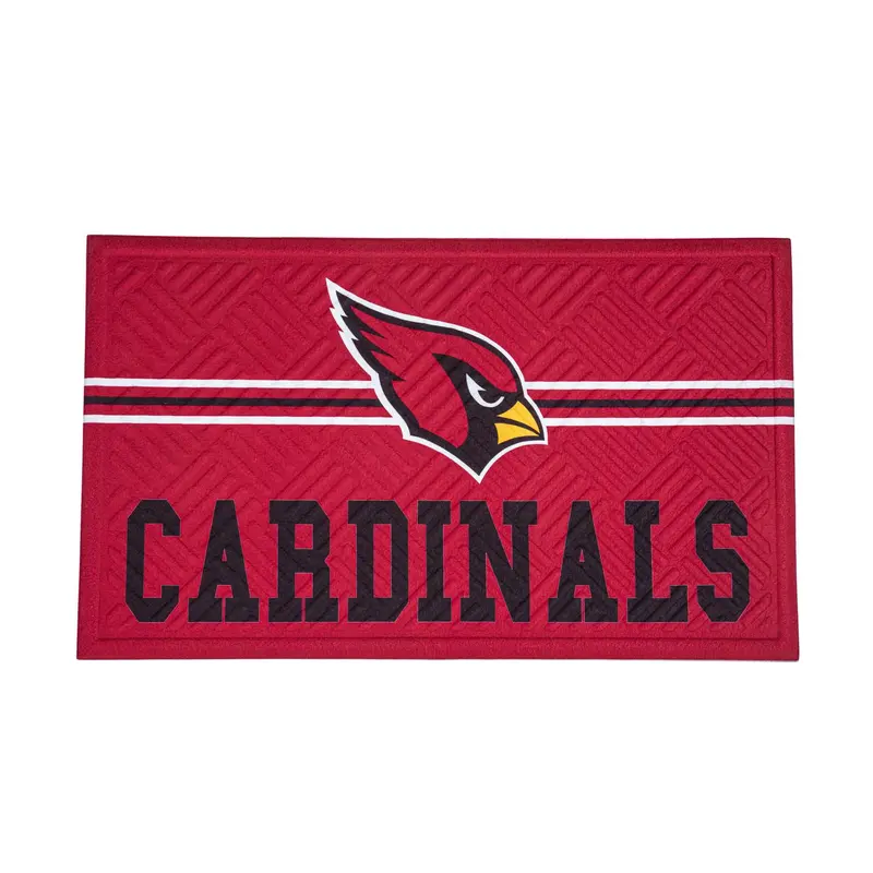 Embossed Mat, Cross Hatch, Arizona Cardinals