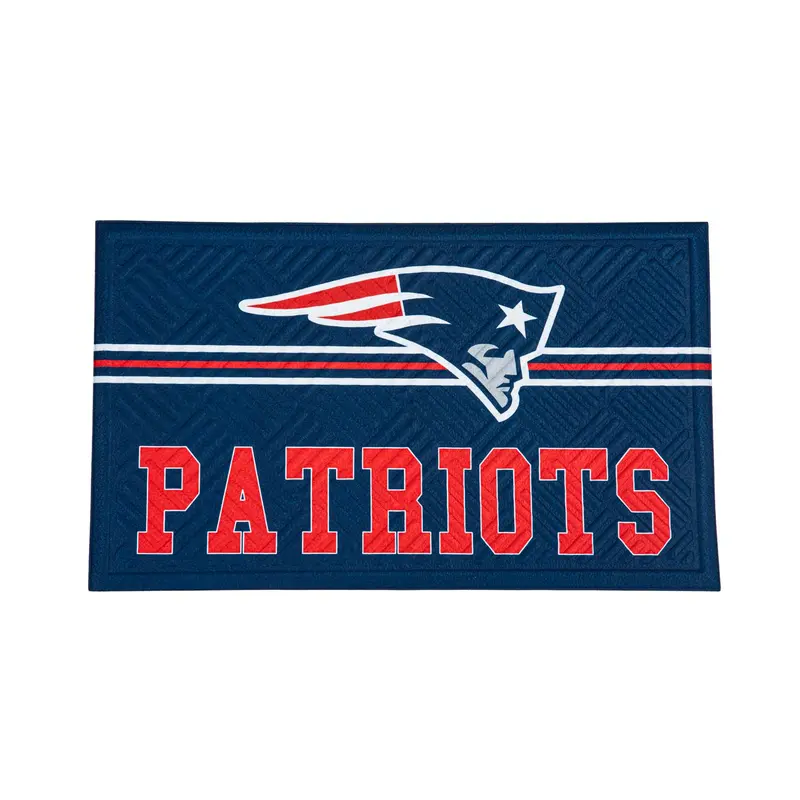 Embossed Mat, Cross Hatch, New England Patriots