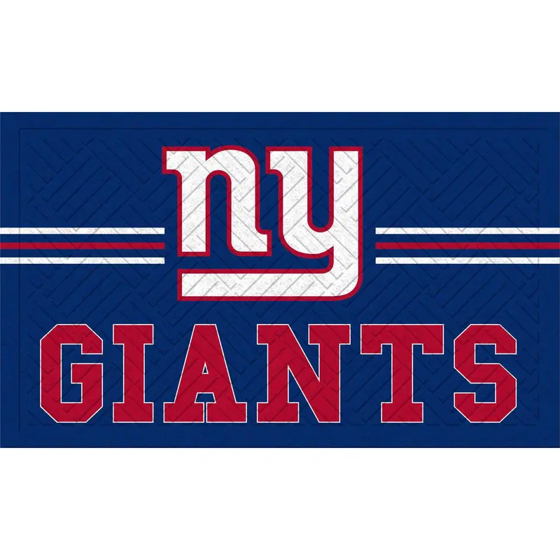 Embossed Mat, Cross Hatch, New York Giants