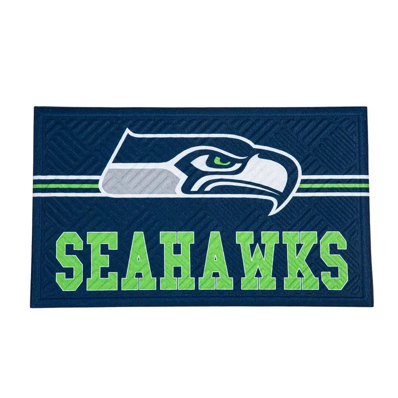 Embossed Mat, Cross Hatch, Seattle Seahawks