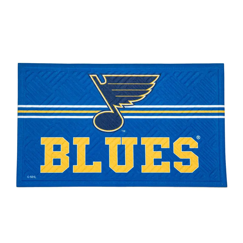 Embossed Mat, Cross Hatch, St Louis Blues