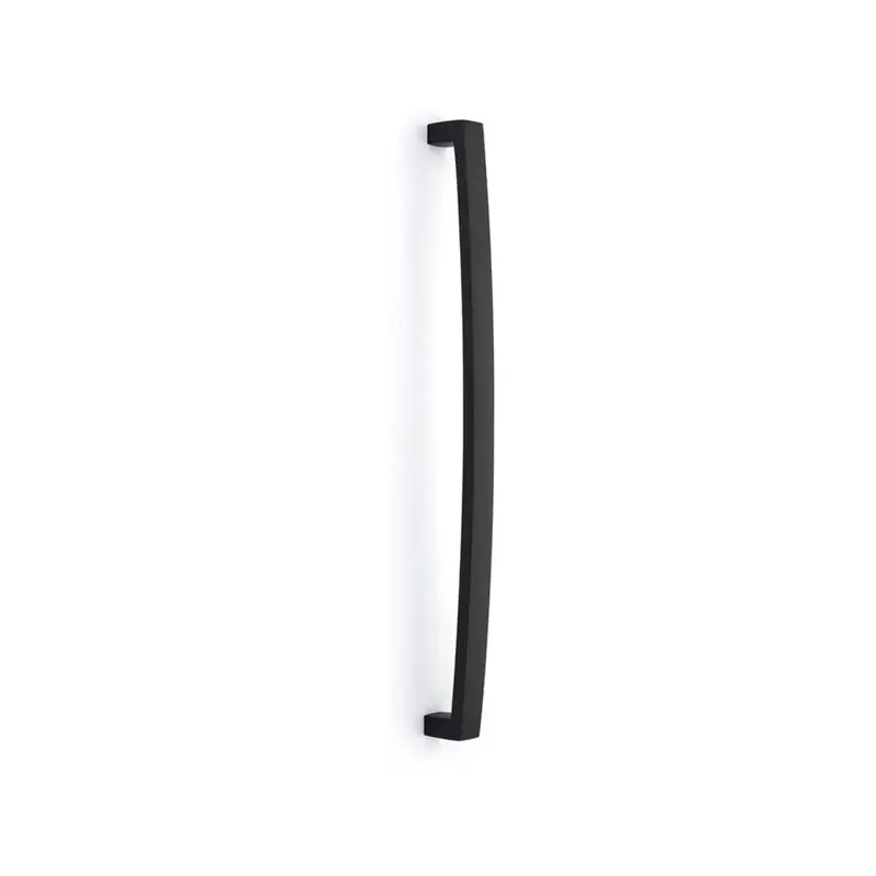 EMTEK BAUHAUS APP PULL 18" US19 - FLAT BLACK