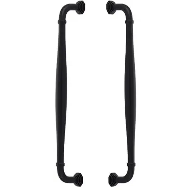 EMTEK BLY APP PULL 12"  US19 - FLAT BLACK