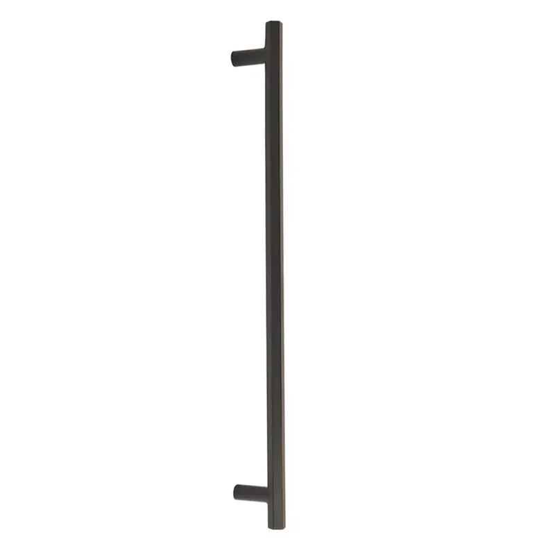 EMTEK MOD HEX APP PULL 12" US19 - FLAT BLACK