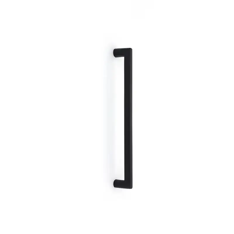 EMTEK RAIL APP PULL 12" FB - FLAT BLACK BRONZE
