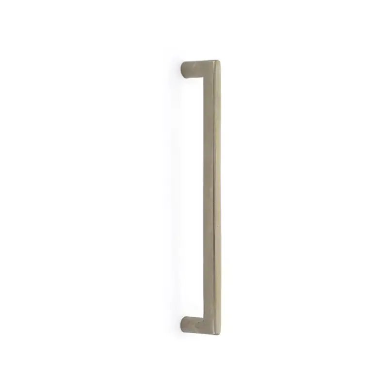 EMTEK RAIL APP PULL 12" TWB - TUMBLED WHITE BRONZE