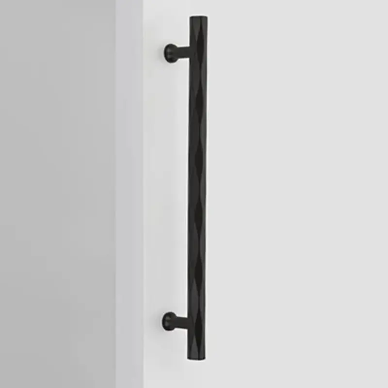 EMTEK TRIBECA APP PULL 12" US19 - FLAT BLACK
