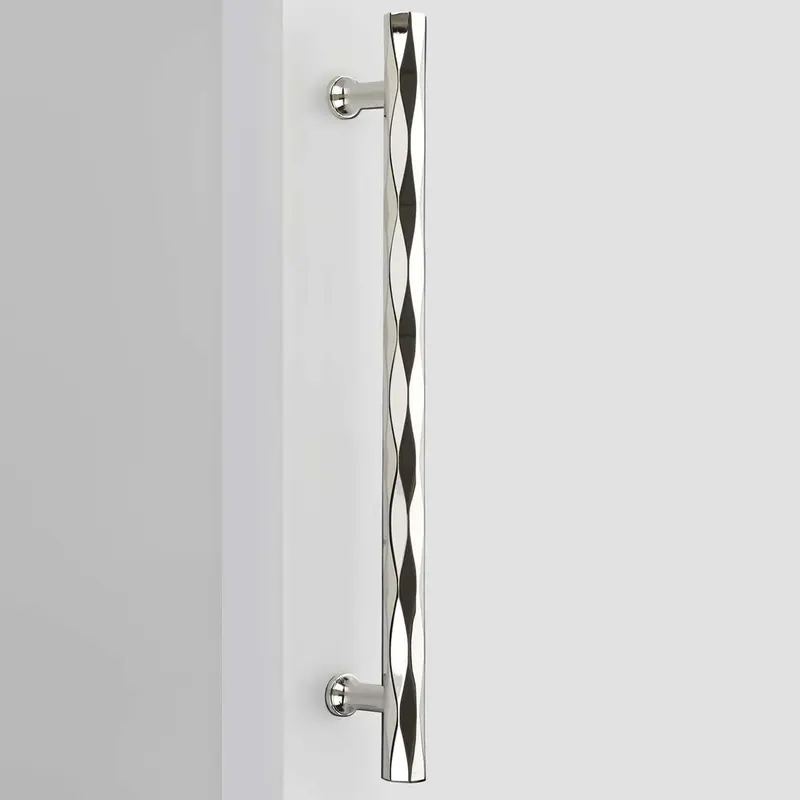 EMTEK TRIBECA APP PULL 12" US26 - POLISHED CHROME