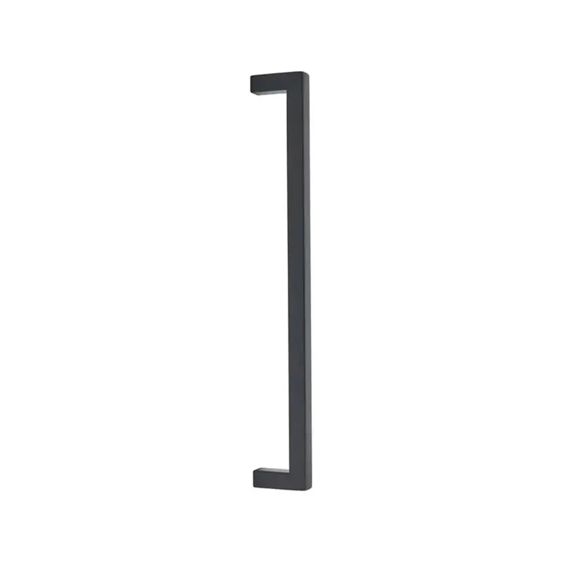 EMTEK WARWICK APP PULL 12" US19 - FLAT BLACK